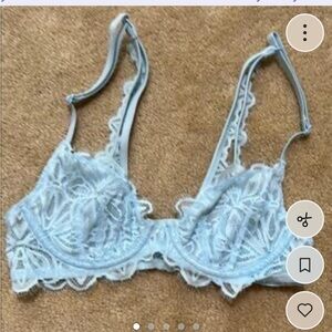 Victorias Secret PINK Blue Lace Bra